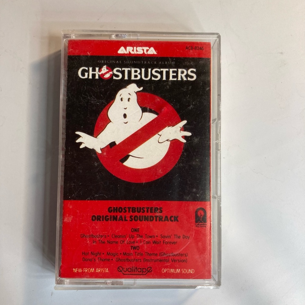 Arista Ghostbusters vintage original soundtrack cassette